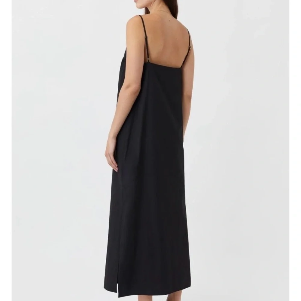 NWOT - Camilla & Marc Black Lace Detail Sable Midi Dress - Picture 4 of 7